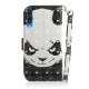 Samsung Galaxy A50 Angry Panda Tasche mit Riemen