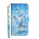 Sony Xperia L3 Tasche Blaue Schmetterlinge Fliegendes