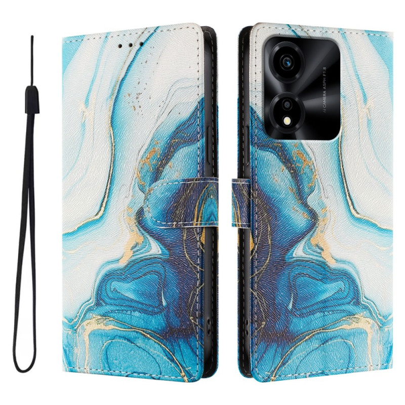 Hülle Honor X5c Plus Marmor Blau