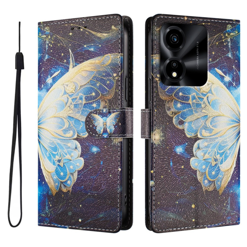 Honor X5c Plus Hülle Schmetterlingsmotiv