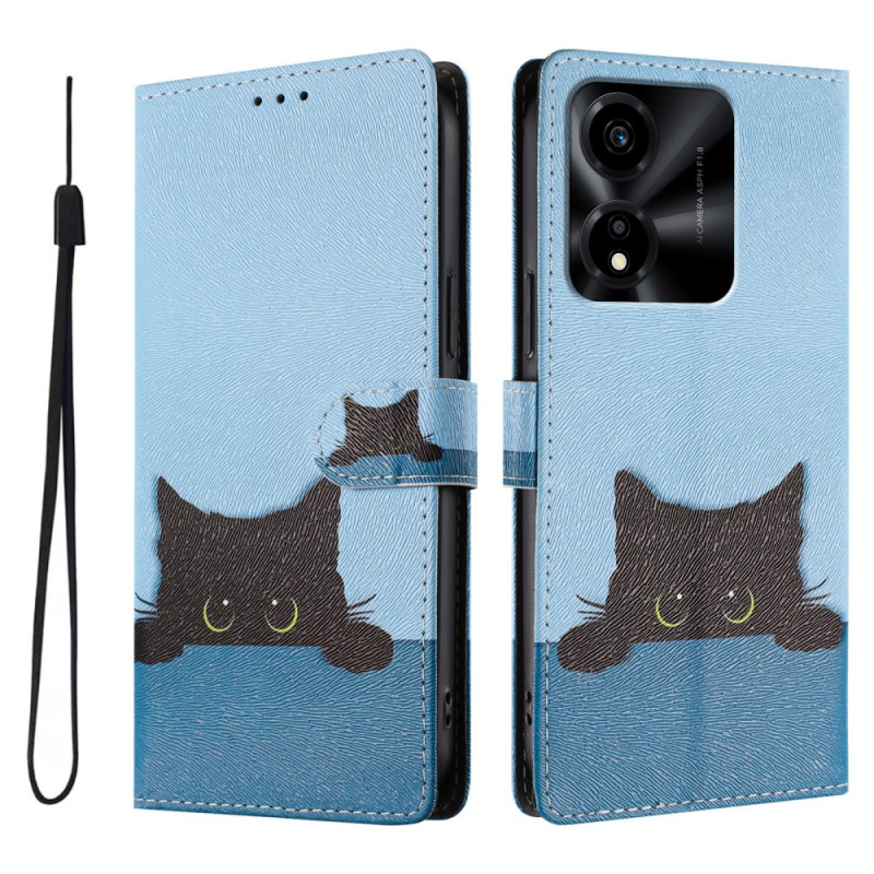 Hülle Honor X5c Plus Katze Schwarz