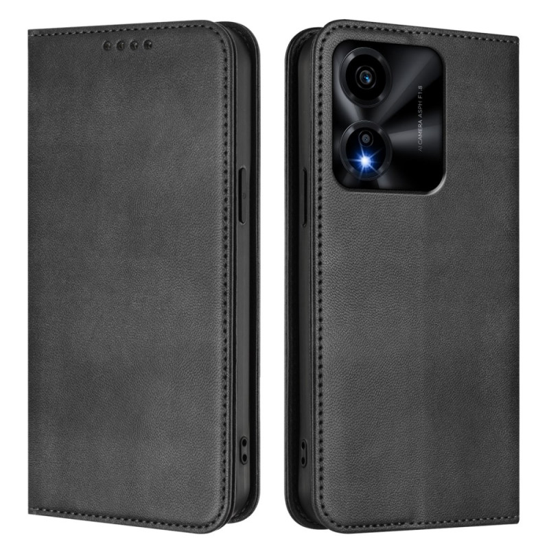 Flip Cober Honor X5c Plus Lederoptik Gebräunt