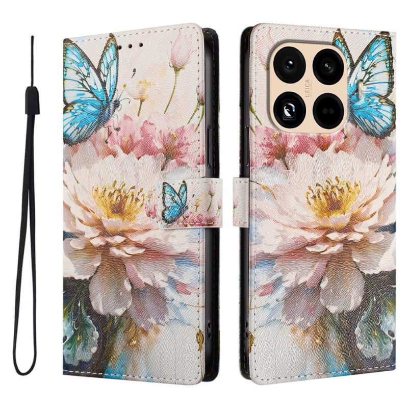 BlumeHülle Xiaomi 15T Pro Blume und Schmetterling