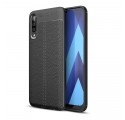 Samsung Galaxy A50 Cover Lederoptik Litschi Double Line