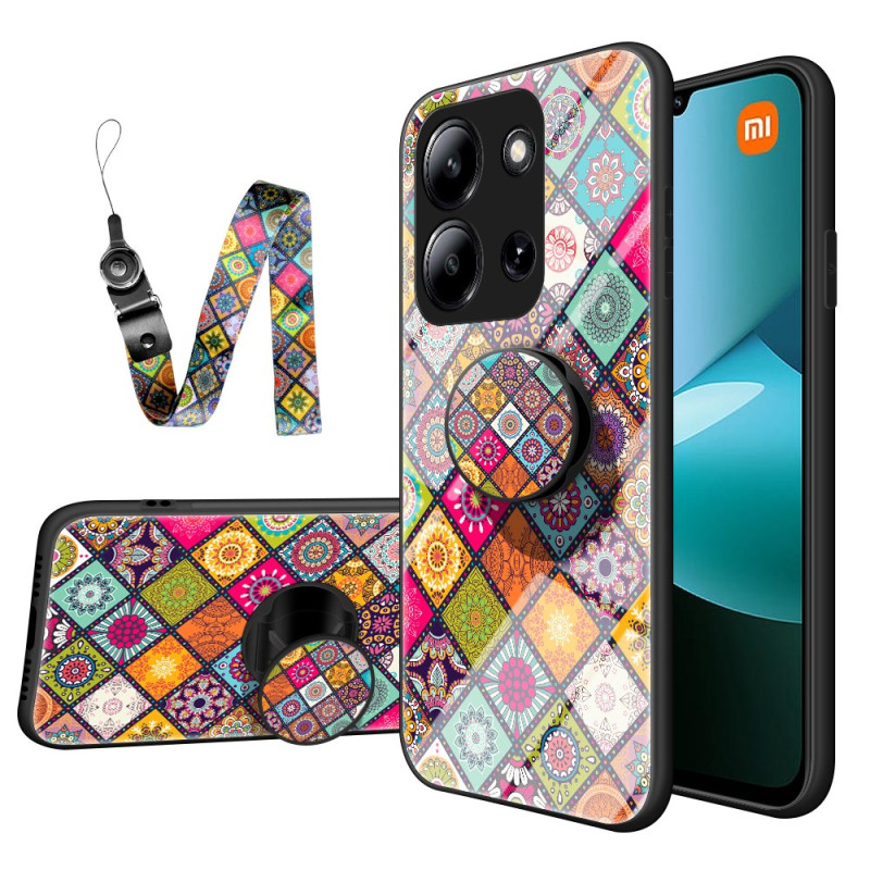 Xiaomi Redmi 15C 5G / 4G / Poco C85 4G Cover Patchwork Halterung und Riemen