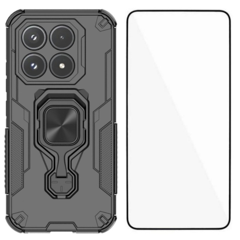 Widerstandsfähige Xiaomi 17 Ring Hülle mit Bildschirmschutz