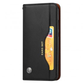 Flip Cover Huawei Y6 2019 Kunstleder Kartenetui