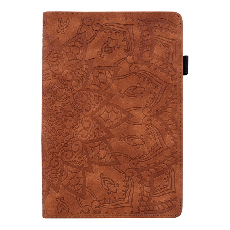 Samsung Galaxy Tab S11 Ultra Tasche in Wildlederoptik Mandala