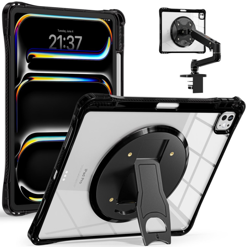 iPad Pro 13 (2025) / 13 (2024) Cover Transparent mit Ständer