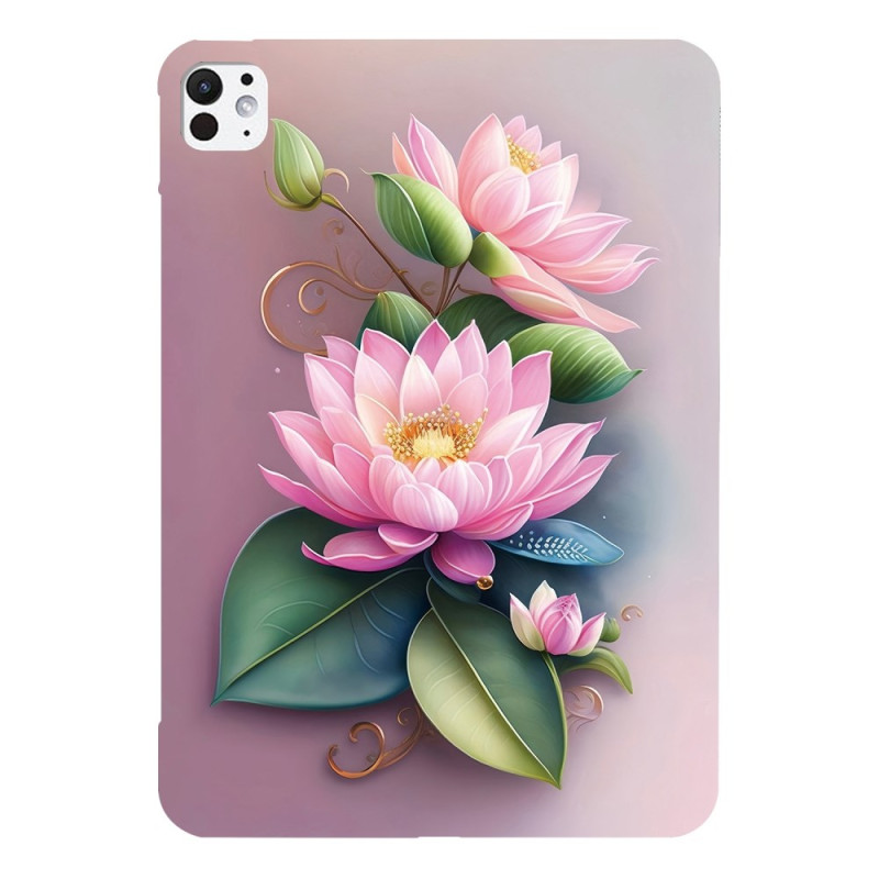 iPad Pro 13 (2025) / 13 (2024) Cover Lotus-Motiv