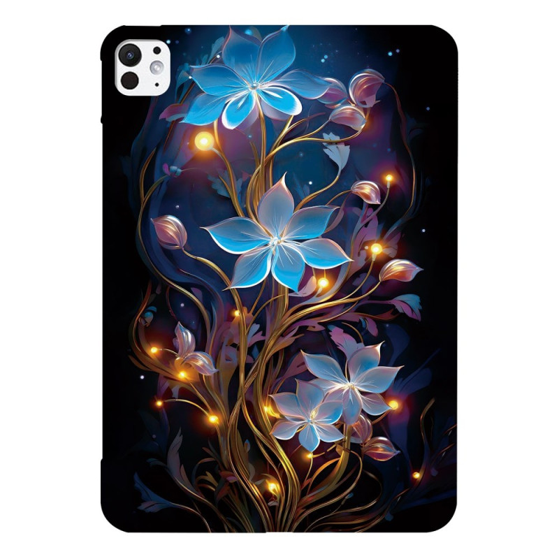 Pad Pro 13 (2025) / 13 (2024) Hülle Illuminated Flowers