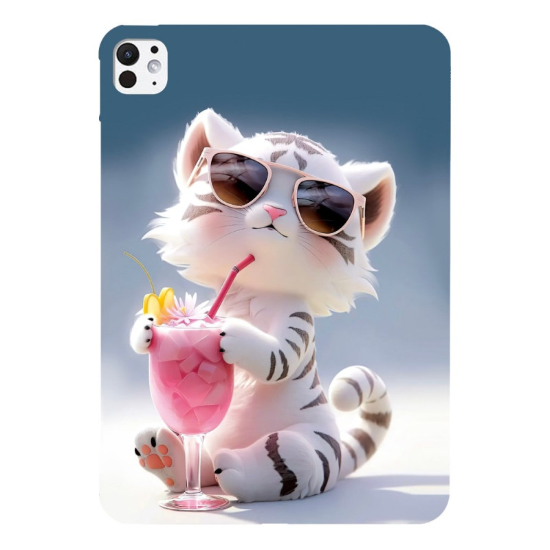 iPad Pro 13 (2025) / 13 (2024) Tiger Cartoon Cover