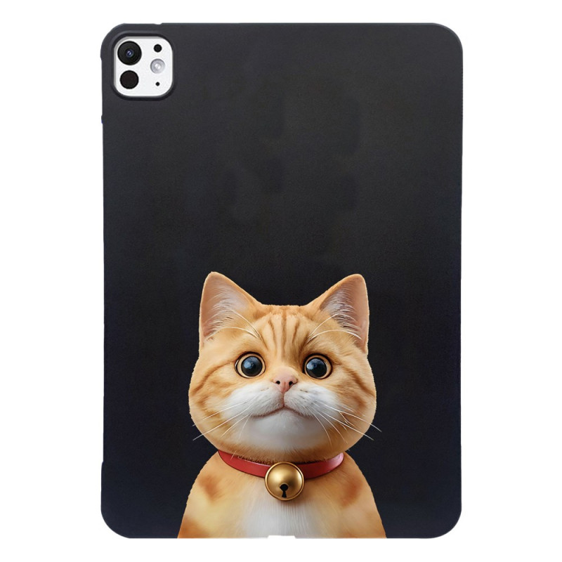 iPad Pro 13 (2025) / 13 (2024) Cover Katze mit kurzem Fell