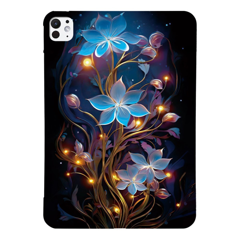 iPad Pro 11 (2025) / 11 (2024) Cover Leuchtende Blumen