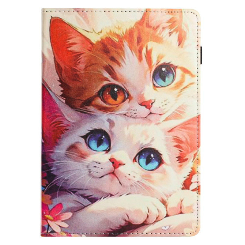 iPad Pro 11 (2025) / 11 (2024) Tasche Zwei Katzen
