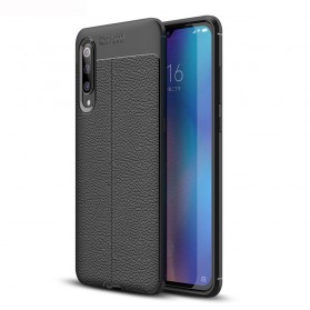 Xiaomi Mi 9 Hülle in Litschi-Lederoptik Double Line
