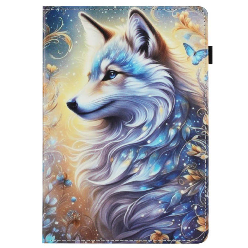 Étui iPad Pro 11 (2025) / 11 (2024) Loup blanc