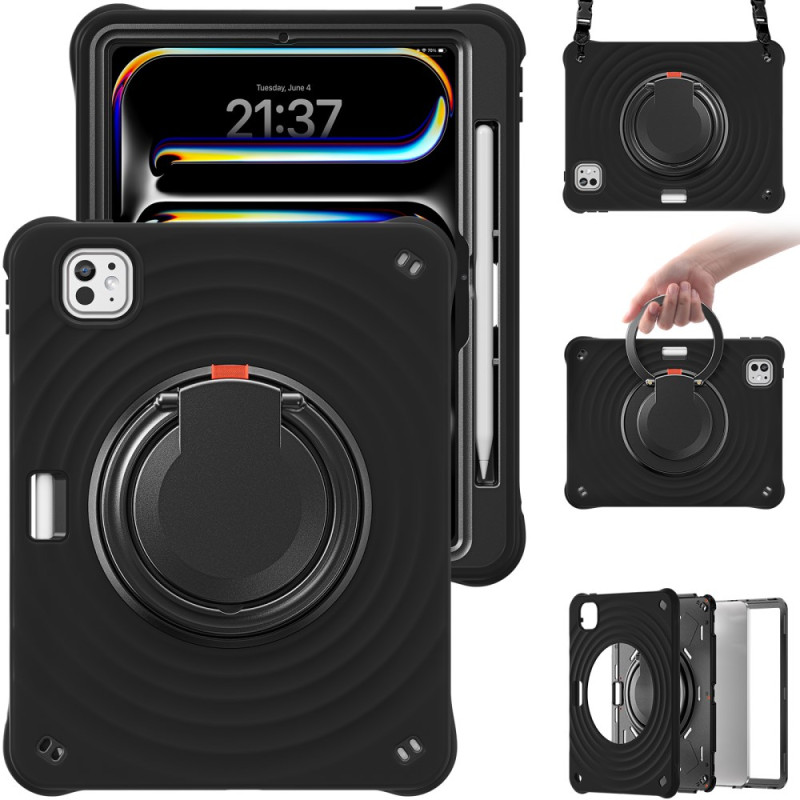 iPad Pro 11 (2025) / 11 (2024) Cover Griff-Ständer und Schultergurt
