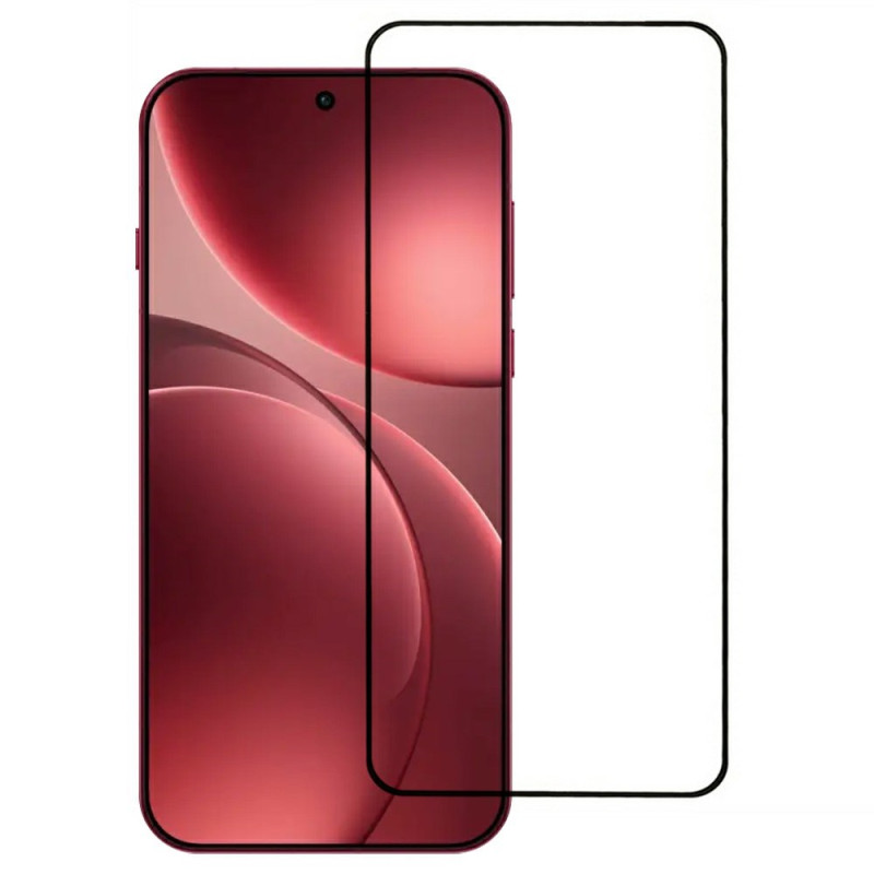 Vollständiger Schutz aus gehärtetem Glas für das Display des Oppo Find X9 Pro 5G