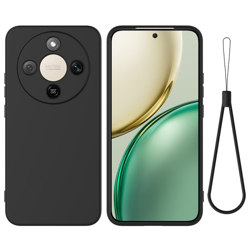 Honor Magic 8 Lite Cover Flüssigsilikon mit Riemen