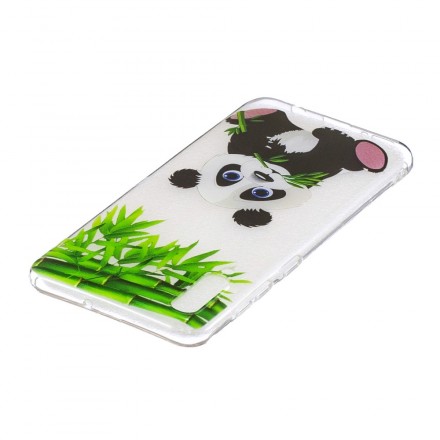 Samsung Galaxy A50 Transparent Panda Eat Cover