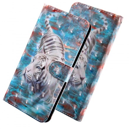 Hülle Samsung Galaxy A50 Tiger im Wasser