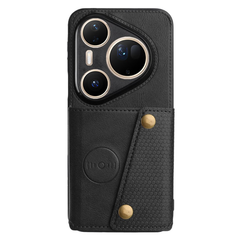 Huawei Pura 80 Ultra Cover Leder-Effekt Kartenhalter