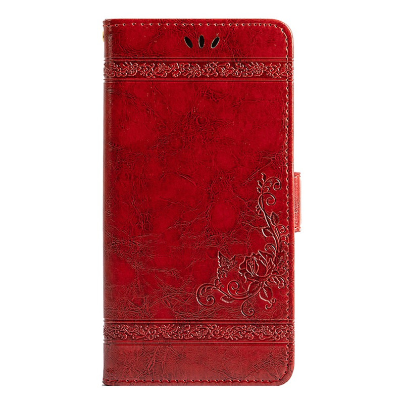 iPhone 14 Pro Max Hülle Blumenmuster Vintage Design