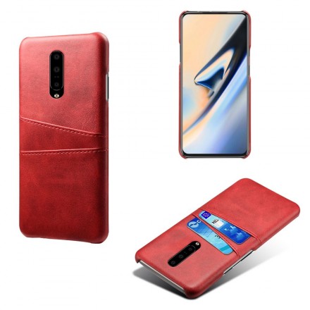 Cover OnePlus 7 Kartenhalter mit Lederoptik