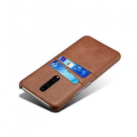 Cover OnePlus 7 Kartenhalter mit Lederoptik
