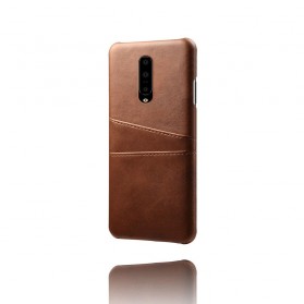 Cover OnePlus 7 Kartenhalter mit Lederoptik