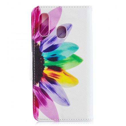 Hülle Samsung Galaxy A40 Blume Aquarell