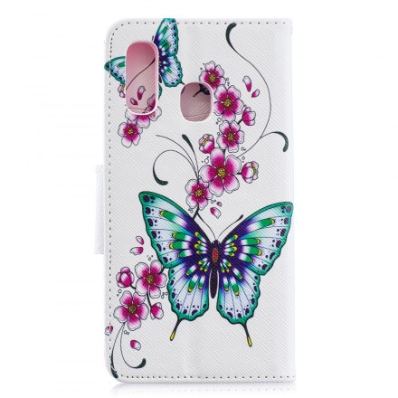 Samsung Galaxy A40 Hülle Wunderbare Schmetterlinge