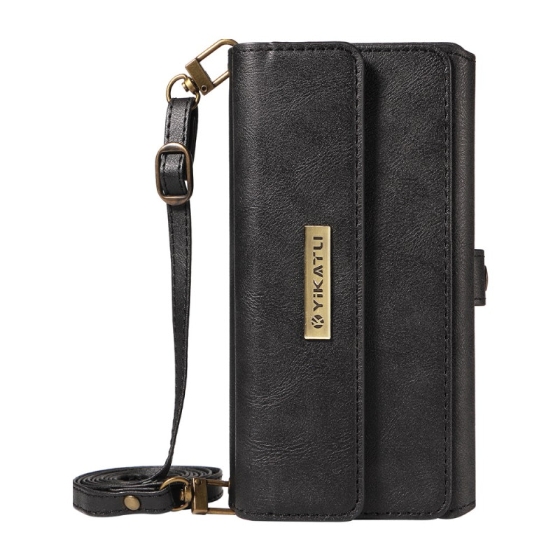 Samsung Galaxy S26 Ultra Tasche Vintage Geldbörse mit Schulterriemen