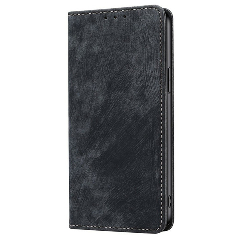 Flip Cover Vivo V50 5G Wildleder-Effekt Vintage