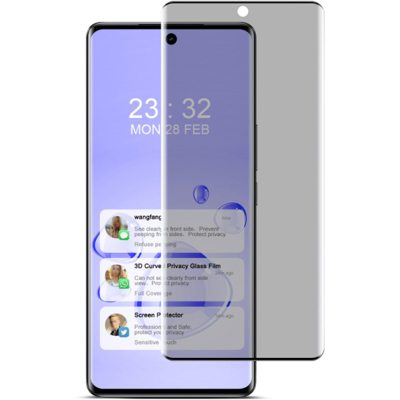 Anti-Espion-Schutz aus gehärtetem Glas für das Display des Vivo V30 5G
