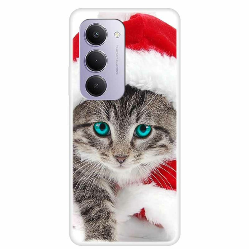 Xiaomi Redmi 15 4G Cover Katze mit Hut Rot