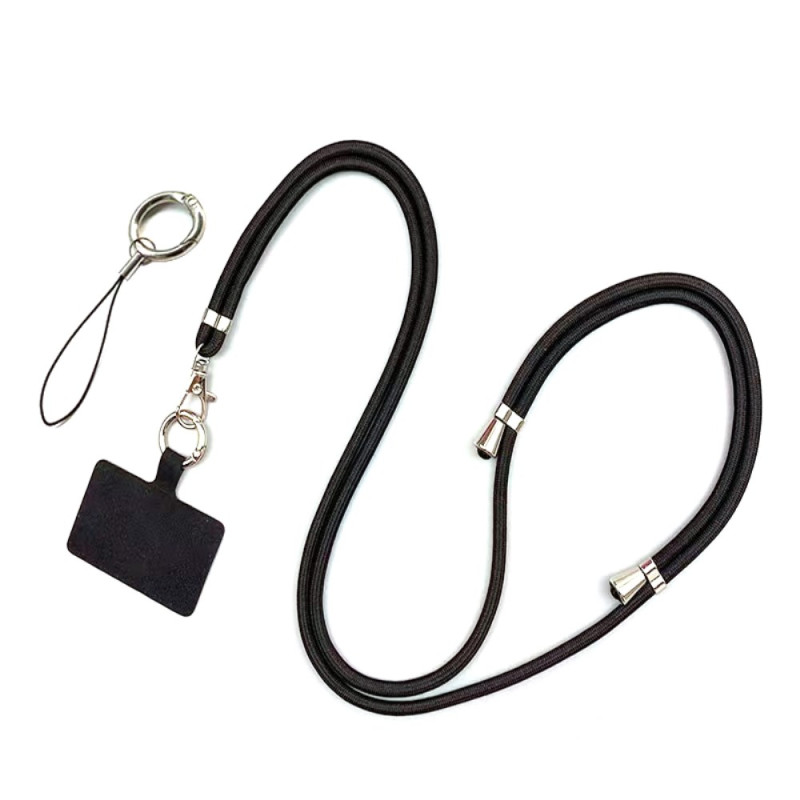 Verstellbares Handy-Halsband mit Patch