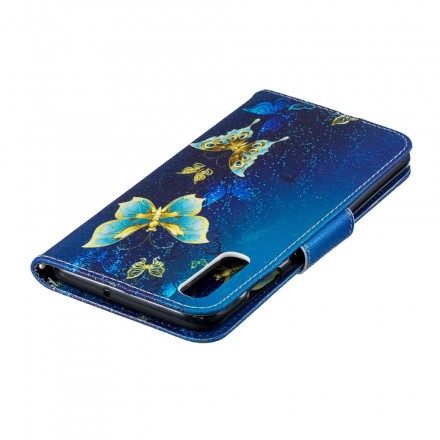 Samsung Galaxy A70 Hülle Goldene Schmetterlinge Samsung Galaxy A70 Hülle Goldene Schmetterlinge