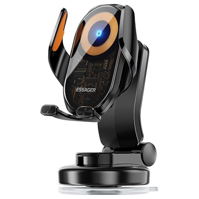 15W Wireless Car Charging Support 360° Rotation