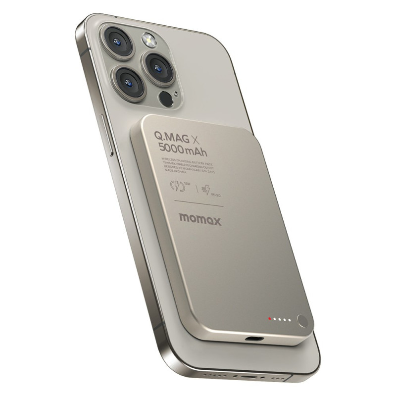 Externer Akku MagSafe 5000mAh MOMAX Q.MAG X