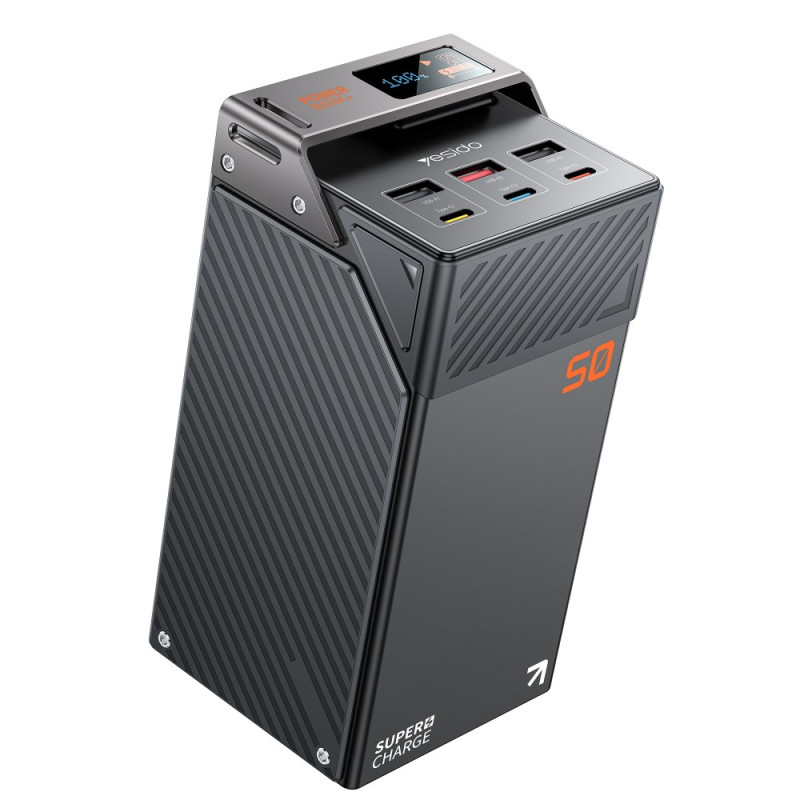 Externer Akku 50000mAh 6 Ports Schnellladung Digitalanzeige YESIDO