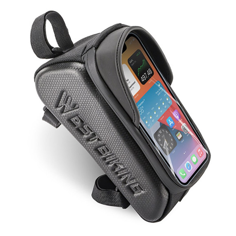 Fahrradrahmen-Tasche Touchscreen 0.8L WEST BIKING