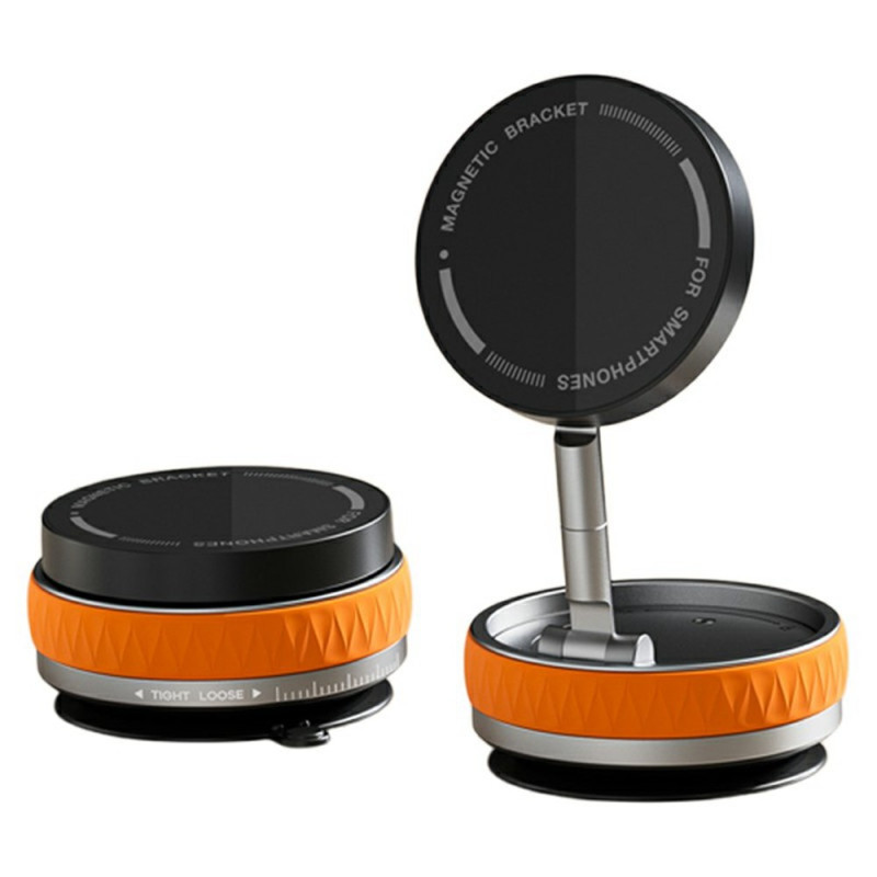 Faltbarer magnetischer Telefonhalter mit Saugnapf (360° drehbar)