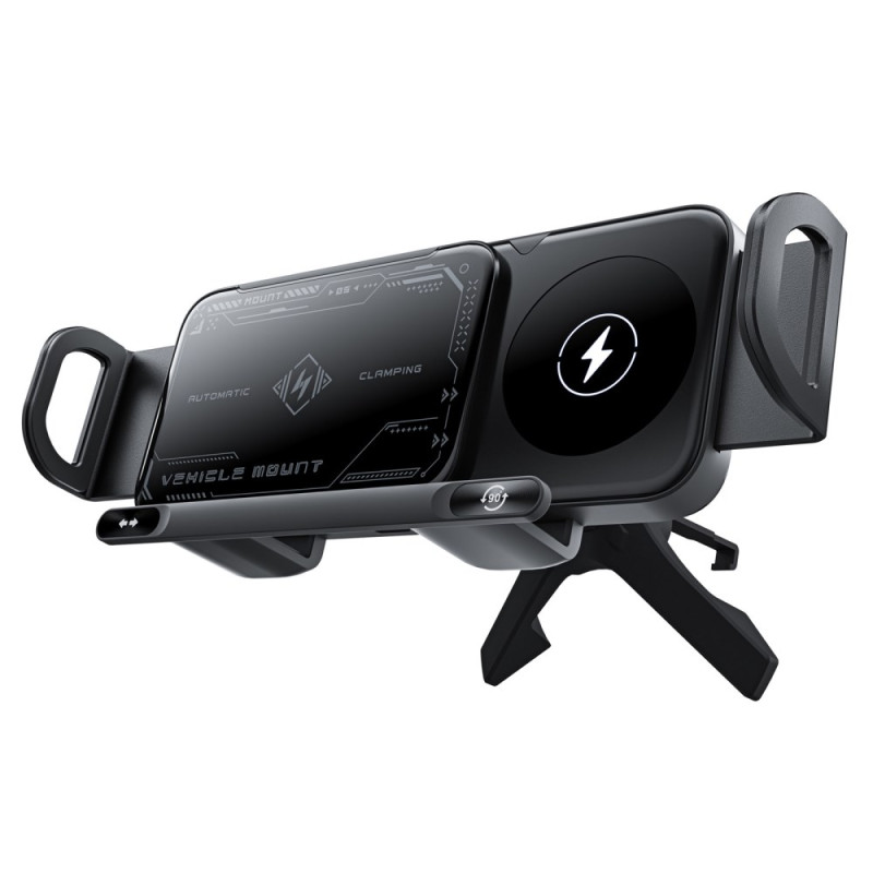 Autotelefonhalter mit drehbarem 15W-Wireless-Ladegerät