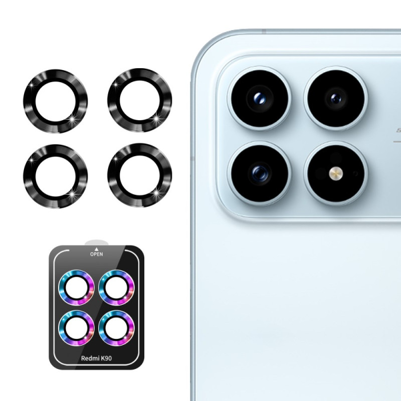 Schutzlinse aus gehärtetem Glas für Poco F8 Pro Ringe