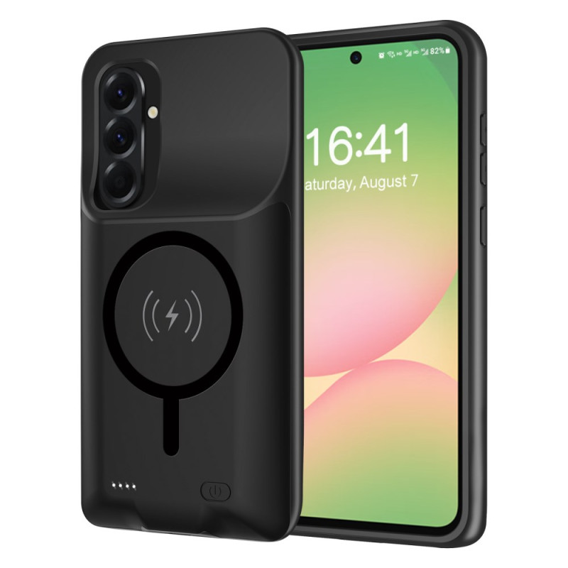 Cover Akku 6000mAh für Samsung Galaxy A36 / A56 5G Externes Ladegerät mit magnetischer Befestigung