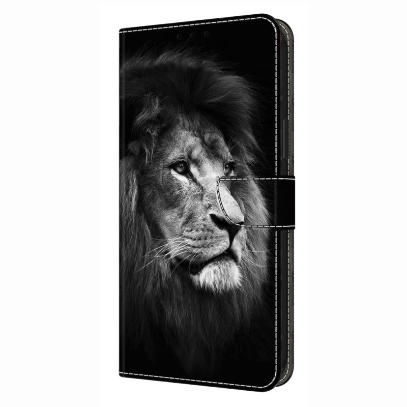 Samsung Galaxy S26 Plus 5G Lion Hülle in Schwarz und Weiß