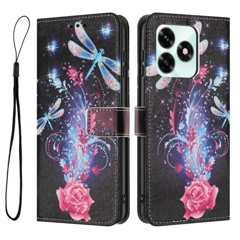 Honor X5c Plus Hülle Libellen-Motiv