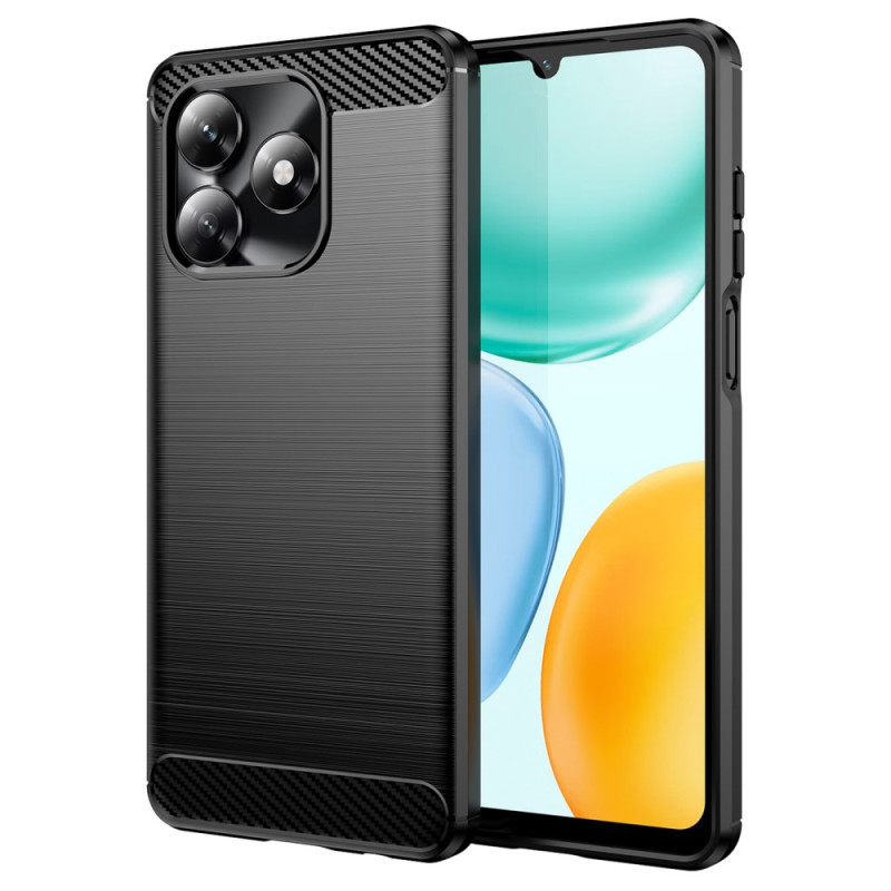 Cover Honor X5c Plus 4G Kohlefaser Gebürstet